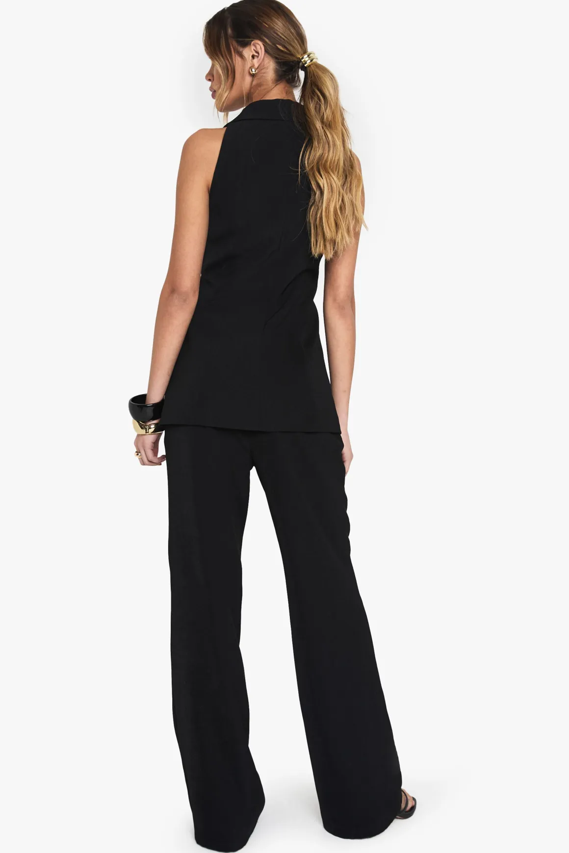 Pantalon droit taillé pour occasions
