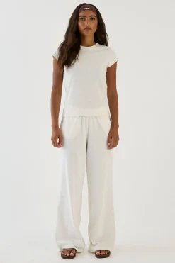 DSGN Studio Pantalon Droit Texturé<Femme Pantalons|Dsgn Studio