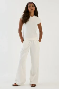 DSGN Studio Pantalon Droit Texturé<Femme Pantalons|Dsgn Studio