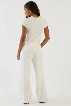 DSGN Studio Pantalon Droit Texturé<Femme Pantalons|Dsgn Studio