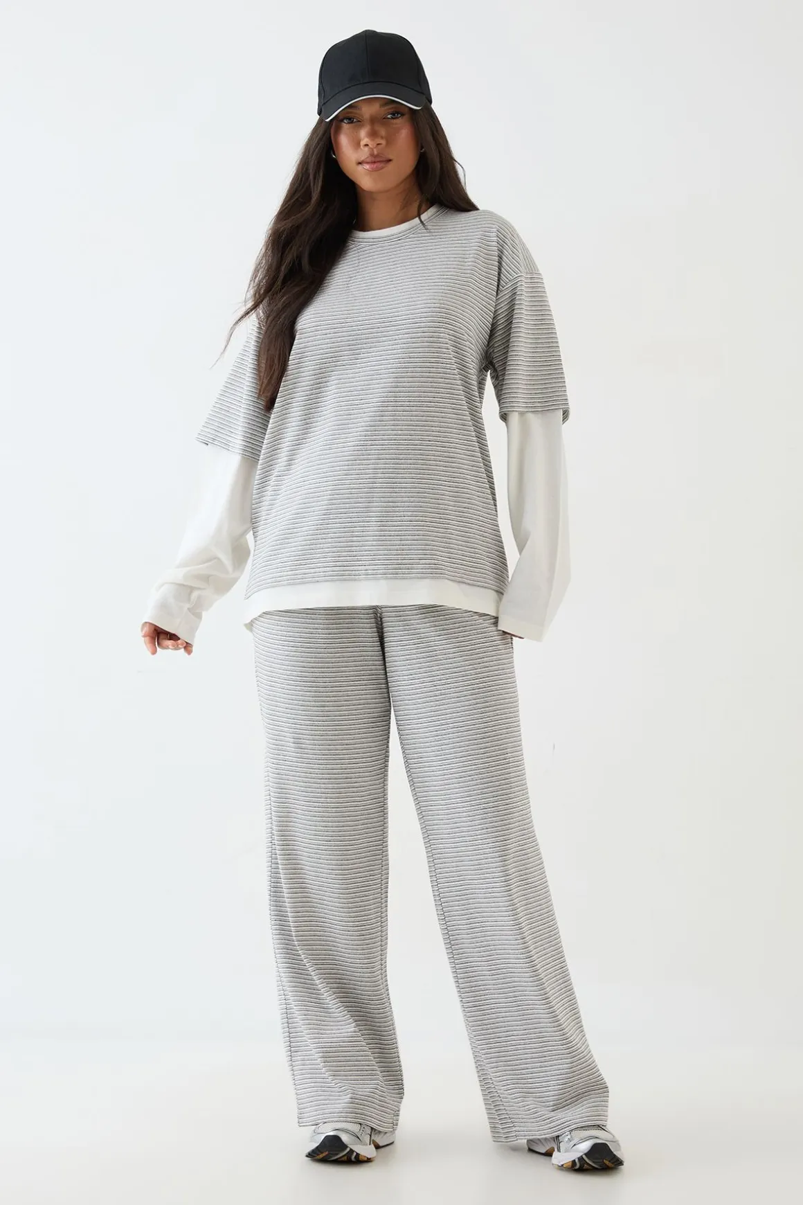 Pantalon Droit Texturé Dsgn Studio