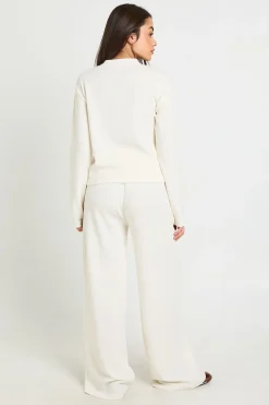 boohoo Pantalon Droit À Texture Gaufré<Femme Pantalons|Tailleurs
