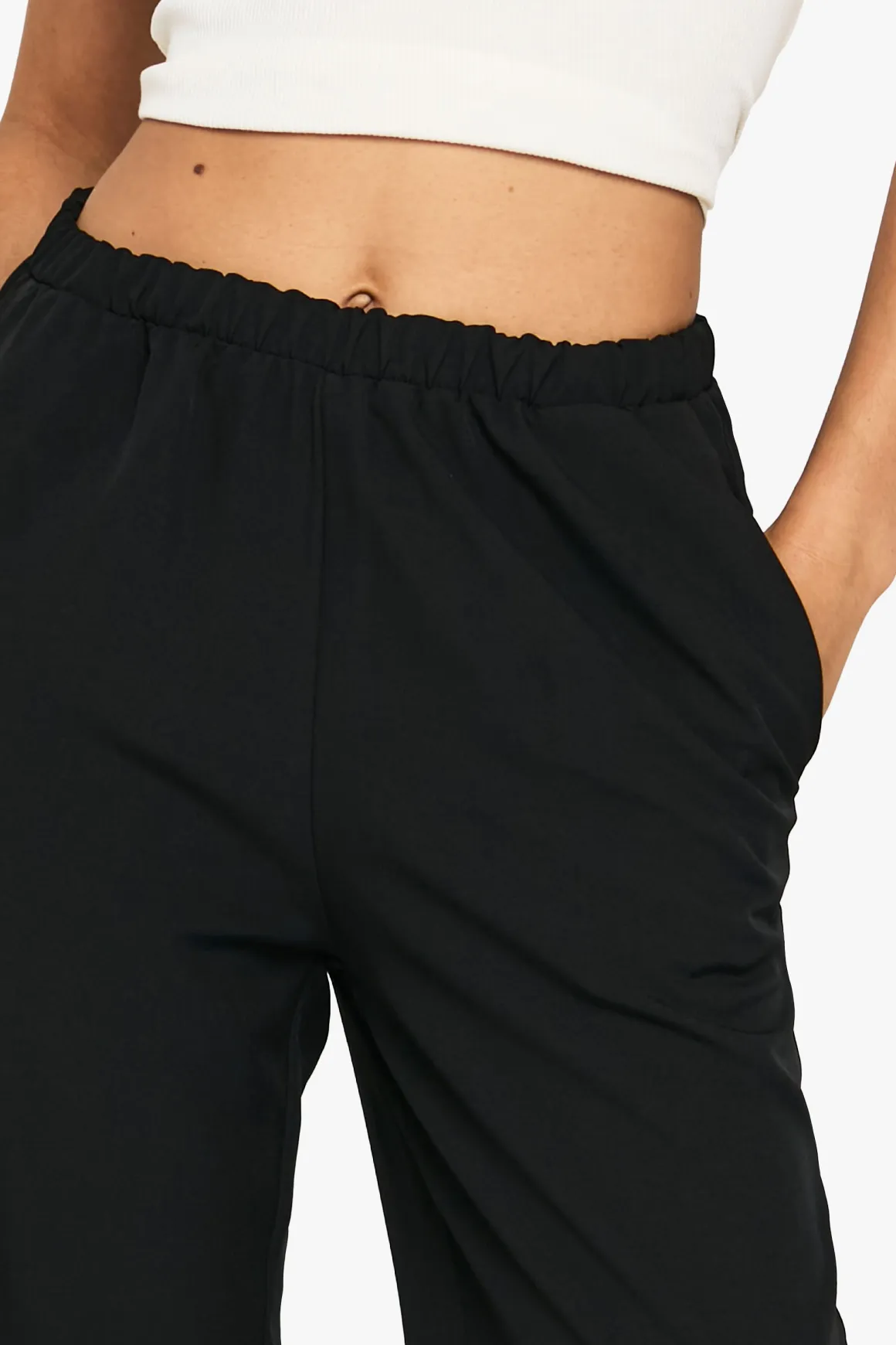 Pantalon droit tissé en Marl