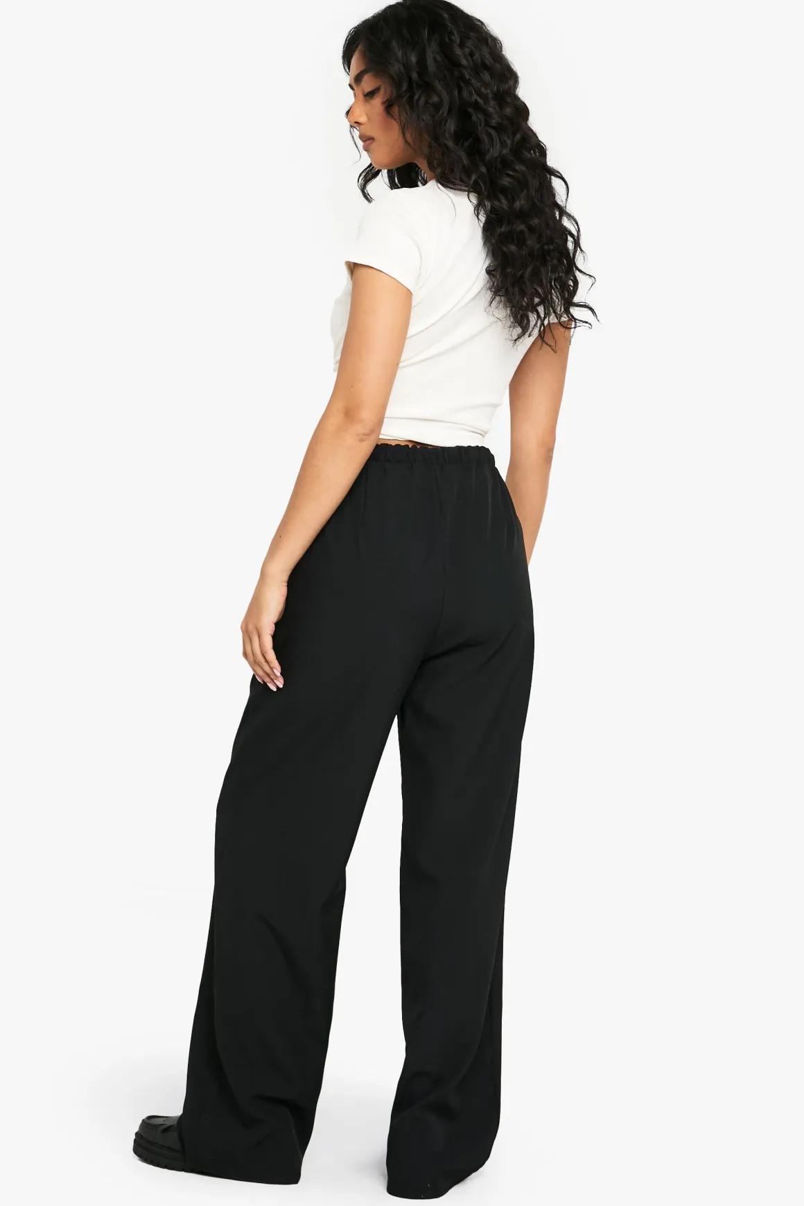 Pantalon droit tissé en Marl
