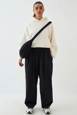 DSGN Studio Pantalon Taille Élastique Jambe Ballon Coupe Oversize<Femme Pantalons|Dsgn Studio