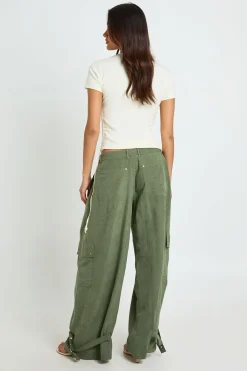 boohoo Pantalon À Détail De Boucle À L'ourlet<Femme Pantalons