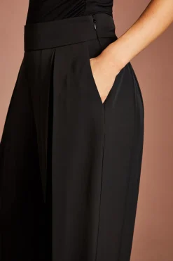 Coast Pantalon En Crêpe À Plis Sur Le Devant<Femme Pantalons