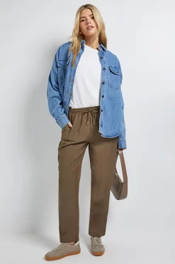 Pantalon à Enfiler Jambe Tonneau