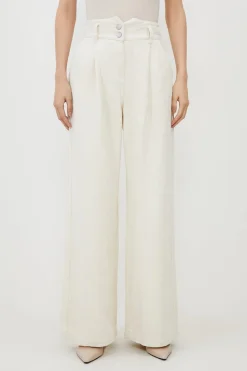 Pantalon en jean à jambes larges