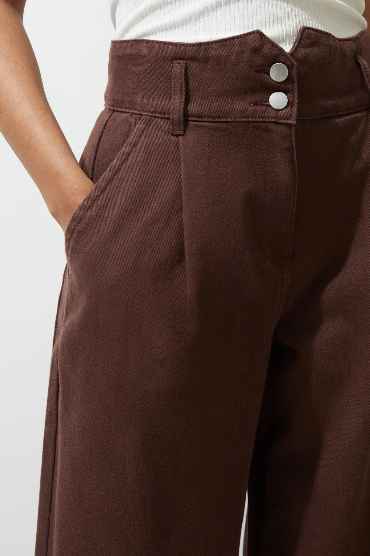 KarenMillen Pantalon en jean à jambes larges<Femme Denim|Jeans