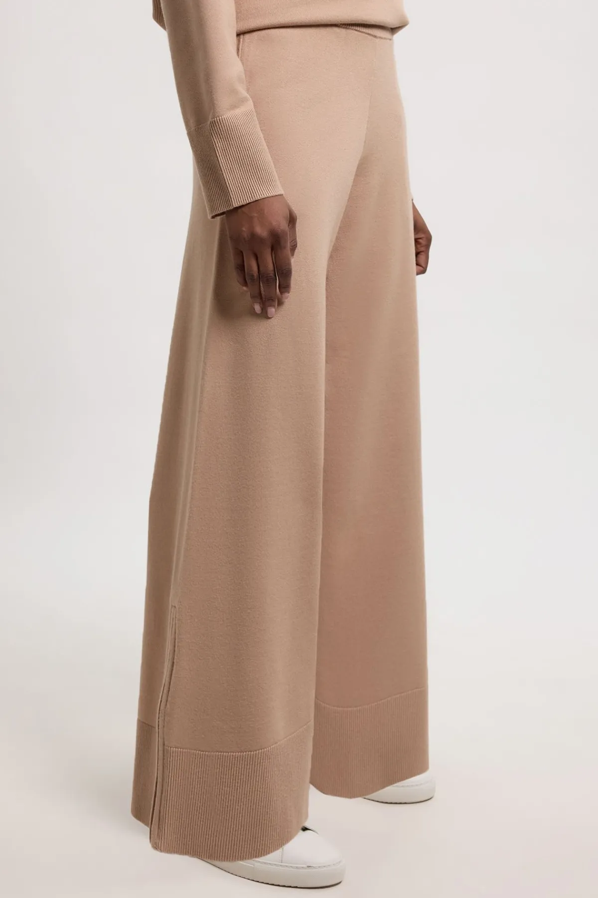 KarenMillen Pantalon En Maille Aspect Laine Avec Détail De Poches<Femme Pulls Et Gilets|Toutes Les Mailles