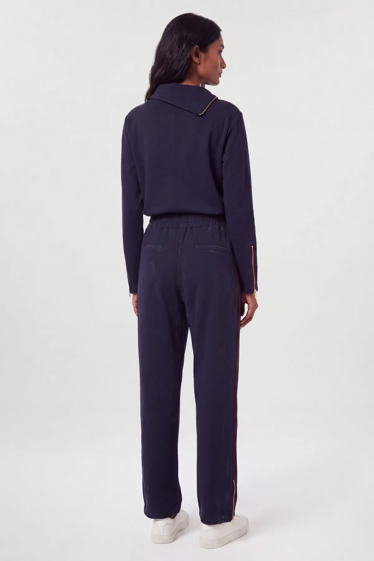 KarenMillen Pantalon En Mélange De Viscose À Détails De Poches Zippées Pour Le Quotidien<Femme Pantalons|Tailleurs
