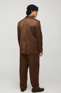 Pantalon en satin décontracté
