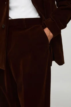 Pantalon en velours décontracté