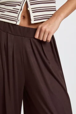 boohoo Pantalon Extra Large Super Doux<Femme Pantalons|Looks Chocolat