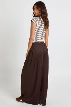 boohoo Pantalon Extra Large Super Doux<Femme Pantalons|Looks Chocolat