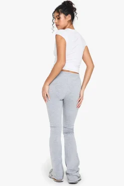 Pantalon flairé twist en jersey modal à double couche
