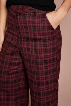 Coast Pantalon Formel à Carreaux Premium Lisa Tan<Femme Pantalons|Tailleurs