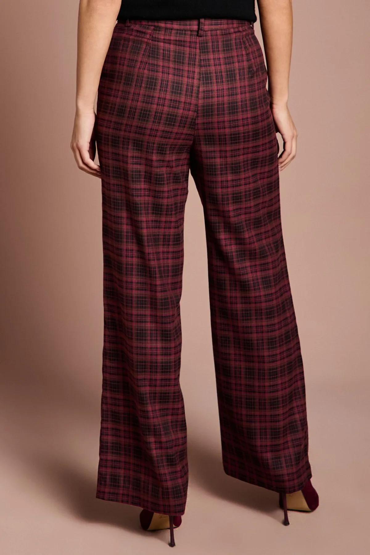 Coast Pantalon Formel à Carreaux Premium Lisa Tan<Femme Pantalons|Tailleurs