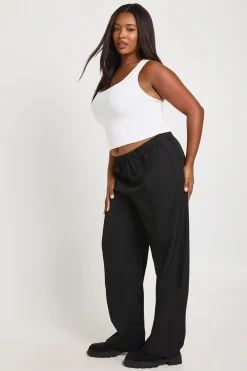 Pantalon Fuselé Ajusté Boohoo Basics Grande Taille
