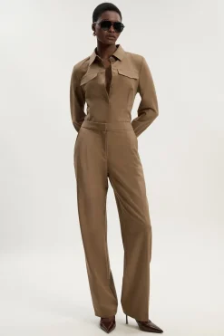 KarenMillen Pantalon Fuselé Ajusté en Mélange de Viscose<Femme Pantalons|Tailleurs