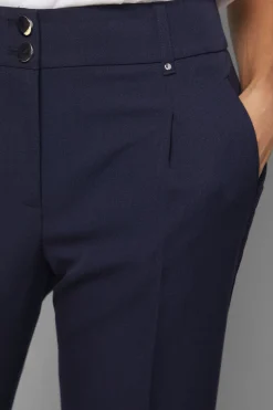 Pantalon Fuselé Chic Bleu Marine