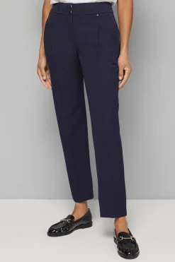 Pantalon Fuselé Chic Bleu Marine