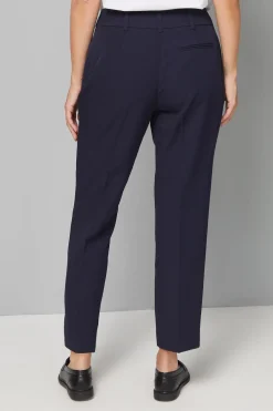 Pantalon Fuselé Chic Petite Taille Marine