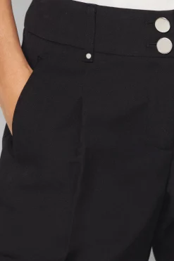 Pantalon Fuselé Intelligent Noir Petite Taille
