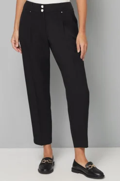 Pantalon Fuselé Intelligent Noir Petite Taille
