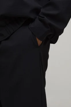 boohooMAN Pantalon Fuselé à Taille Élastique en Seersucker Tissé Texturé Plus<Homme Tout Afficher|Pantalons Grande Taille
