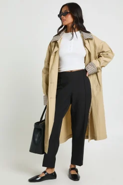 Pantalon Fuselé Tailleur Petite Boohoo Basics