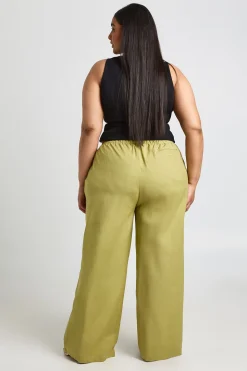 Pantalon Grande Taille En Lin