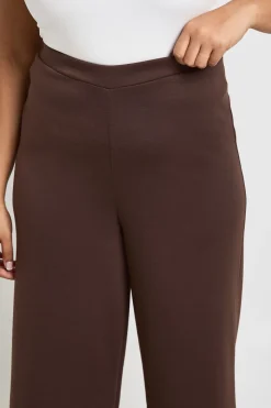 Pantalon Grande Taille à Jambes Larges