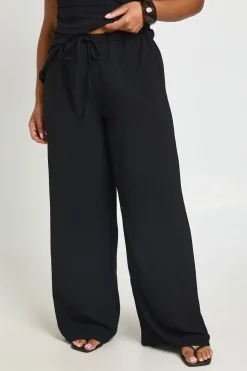 Pantalon Grande Taille À Jambes Larges