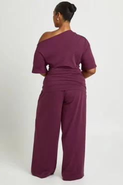 boohoo Pantalon Grande Taille À Jambes Larges<Femme Pantalons