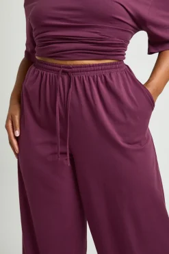 boohoo Pantalon Grande Taille À Jambes Larges<Femme Pantalons