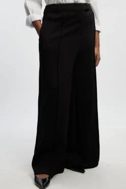 KarenMillen Pantalon Grande Taille Ponte Jambes Larges<Femme Pantalons