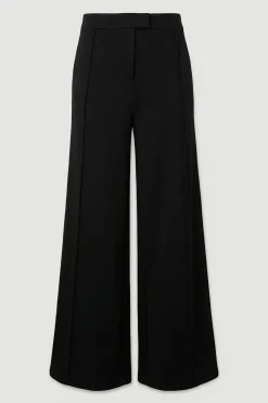 KarenMillen Pantalon Grande Taille Ponte Jambes Larges<Femme Pantalons