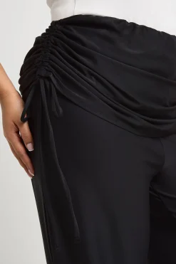 boohoo Pantalon Grande Taille à Taille Froncée Repliable Toucher Doux<Femme Pantalons