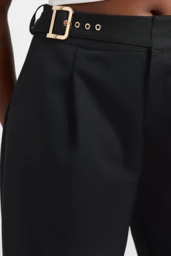 boohoo Pantalon Grande Taille Taille Basse avec Ceinture et Jambes Droites<Femme Pantalons|Tailleurs