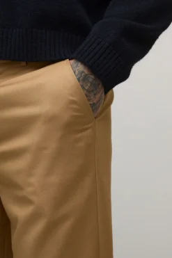 Pantalon habillé pour hommes de grande taille, coupe droite