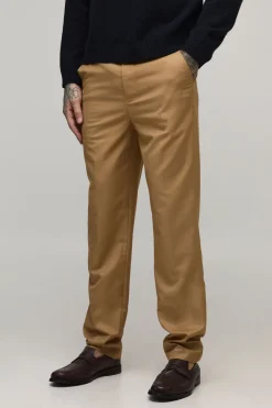 Pantalon habillé pour hommes de grande taille, coupe droite