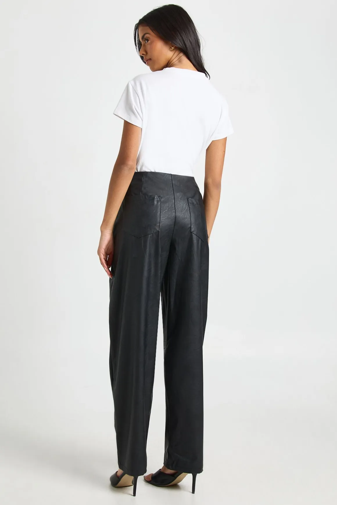 Pantalon Jambe Baril en synthétique