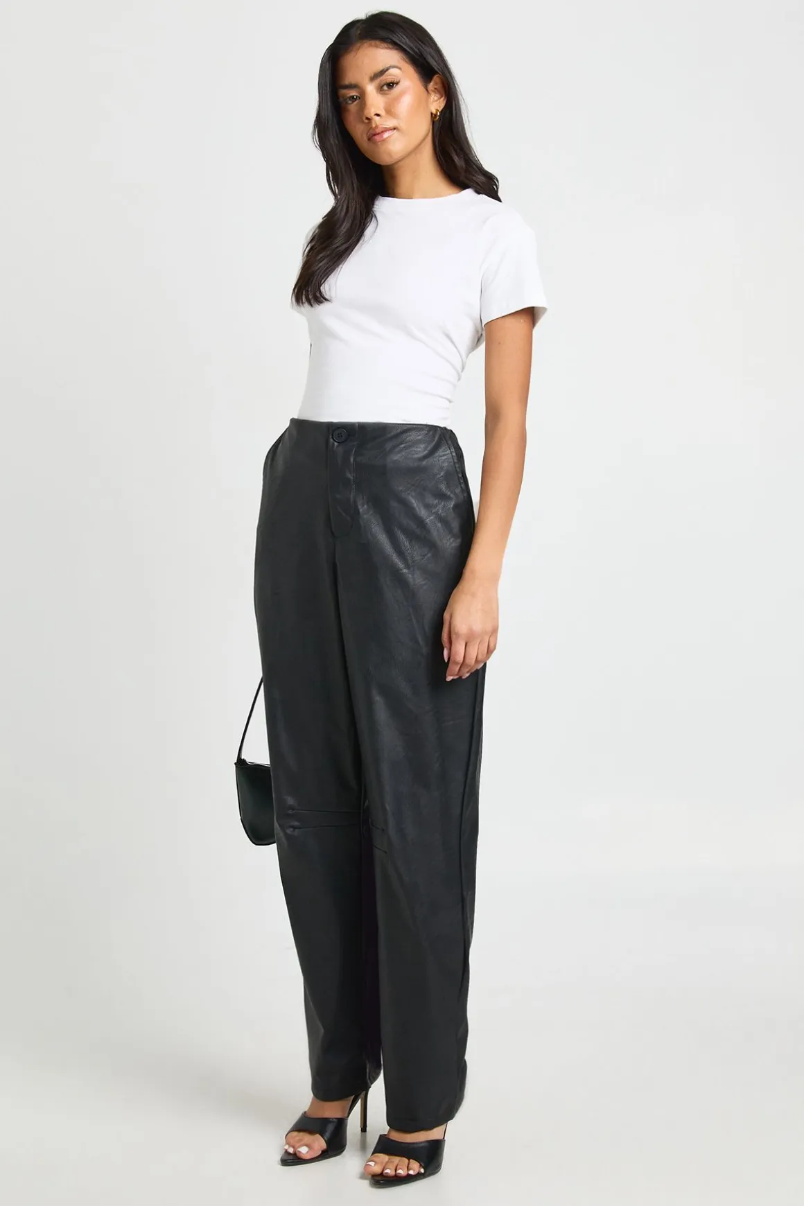 Pantalon Jambe Baril en synthétique