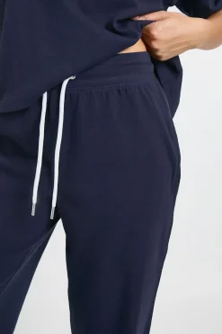 boohoo Pantalon à jambe droite avec cordon de serrage contrasté<Femme Tailleurs|Looks Preppy