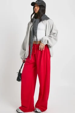 Pantalon à jambe large