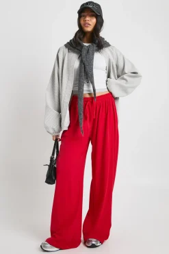 Pantalon à jambe large