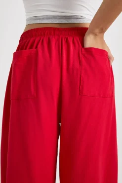 Pantalon à jambe large