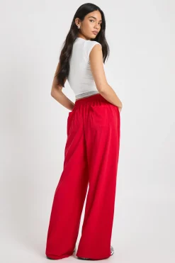 Pantalon à jambe large
